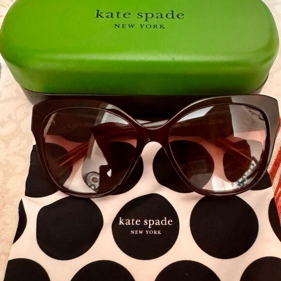Kate Spade Brown Gradient Sunglasses  SAVANA/G/S  086PR             #2 - Picture 8 of 9